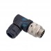 RFcoms 7/8 Sensor Connector 3 4 5 6 P Pins Angled Male/Female Solder Socket Connecting Plastic Assembled Plug Screw Adapters Circular Connectors 