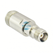 TNCA to N Between Type Adapter Passivated Stainless Steel Body DC~18GHz 1.15 VSWR Max