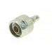 2.4mm to N Between Type Adapter Passivated Stainless Steel Body DC~18GHz 1.15 VSWR Max