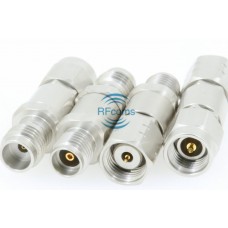 1.85mm to 3.5mm Between Type Adapter Passivated Stainless Steel Body DC~33GHz 1.15 VSWR Max