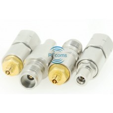 2.4mm to SSMP Between Type Adapter Passivated Stainless Steel Body DC~40GHz 1.20 VSWR Max