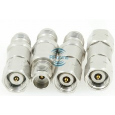 1.85mm to 2.4mm Between Type Adapter Passivated Stainless Steel Body DC~50GHz 1.25 VSWR Max