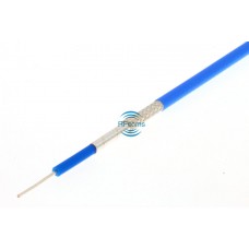 Spiral Strip 26.5GHz Flexible High Temperature Cable RFSS402D Phase Stable With TPU PUR Blue Jacket