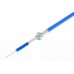 Spiral Strip 40GHz Flexible High Temperature Cable RFSS405P Phase Stable With PUR Blue Jacket