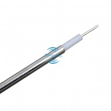 RFcoms 141 Semi Rigid Cable .141 Coaxial Cable RG402 .141 Cable SPC Conductor Extruded PTFE with Zinc and tinned Copper Tube Outside Conductor