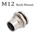 RFcoms M12 Sensor Connector 2 3 4 5 6 8 12 P 17 Pin Sensor Adapter Solder Socket Straight Male/Female Connecting Adapters Panel Front / Rear Mount Soldering  Connector Circular Connectors for Cognex Industrial Camera Sensor