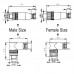 RFcoms M12 Sensor Connector Plug 2 3 4 5 6 Pin 8 P Pins 4P D code 5Pin B Code Angled/Straight Male/Female Plug Screw PG7/PG9 Outlet Plug Connecting Threaded Coupling Adapters Circular Connectors