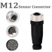 RFcoms M12 Sensor Connector Waterproof Cable 2 3 4 5 6 Pin 8 P Pins 4P D code 5Pin B Code Straight Plug Screw PG7 PG9 Outlet Plug Connecting Threaded Coupling Adapters Circular Connectors for Cognex Industrial Camera 