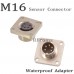 RFcoms M16 Square Sensor Connector 2 3 4 5 6 7 8 P 12 14 16 19 24 P Pins Male/Female Solder Socket Flange Mount Connecting  Solderiing Adapters Circular Connectors for Cognex Industrial Camera 