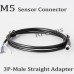 RFcoms M5 Sensor Connector Cable Waterproof 3P 4P 3 Pins 4 Pin Male/ Female Connectors Cable Overmolded Plug