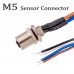 RFcoms M5 Sensor Connector Cable Waterproof 3Pin 4Pin 3P 4P Back/Front Mount Circle Adapters Jack 30cm Cable