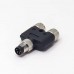 RFcoms M8 Sensor Connector Waterproof Y Type 1 Male to 2 Females Splitter Plug 3 4 6Pin 5P B Code Aviation Plug Connectors EU Industrial Circular Aviation Connector