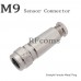 RFcoms M9 Sensor Connector 2 3 4 5 6 8 P Pins Straight Male/Female Metal Assembled Plug SPlug Connecting Threaded Coupling Adapters Circular Connectors for Cognex Industrial Camera 