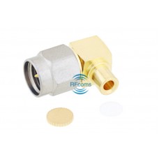 3.5mm Male Right Angle Connector Solder Type for 3506 3507 cable DC-26.5GHz VSWR 1.35 Max