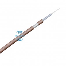 RFcoms  RG316DS/ RG316 DS 1m/2m/5m/10m RF Coaxial Coax Cable Flexible Lightweight Low Loss Cable RG316 Coax Cable Double SPC shield With FEP Brown Jacket 