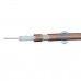 RFcoms RG400DS Coax Cable 50ohm Cables Double SPC shields With FEP Brown Jacket Coaxial Cable 50 Ohm