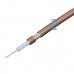 RFcoms RG400DS Coax Cable 50ohm Cables Double SPC shields With FEP Brown Jacket Coaxial Cable 50 Ohm