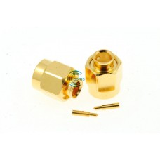 SMA Male Straight Soldering Connector Solder Type for RG402 SS402 RG142 SFL402 cable DC-18GHz VSWR 1.25 Max
