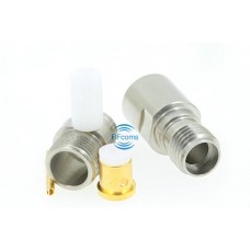 SMA Female Straight Stainless Steel Connector Solder Type for SS402 SFT-142 UFB205A Cable DC-18GHz VSWR 1.25 Max