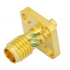 SSMA female flange series for RG047 SS405 SFL405 Cable DC-26.5GHz VSWR 1.25 Max